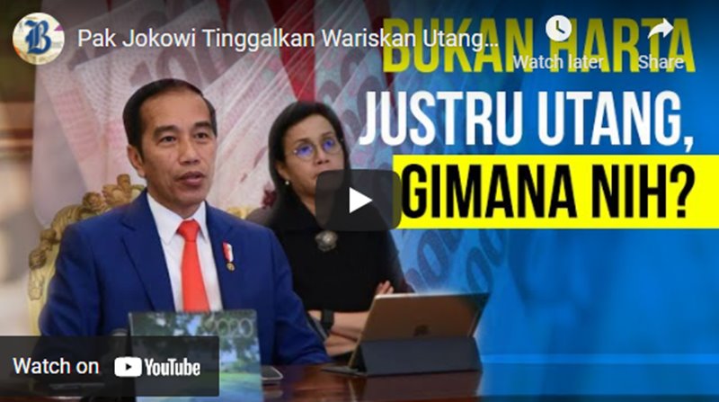 Jokowi Bisa Wariskan Utang Rp10.000 Triliun