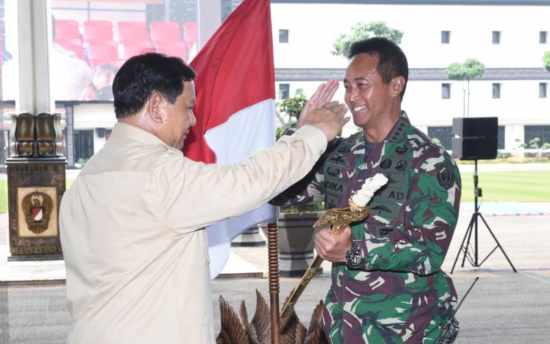 "TNI Adalah Kita" Mengantar Jenderal Andika Perkasa ke Cilangkap