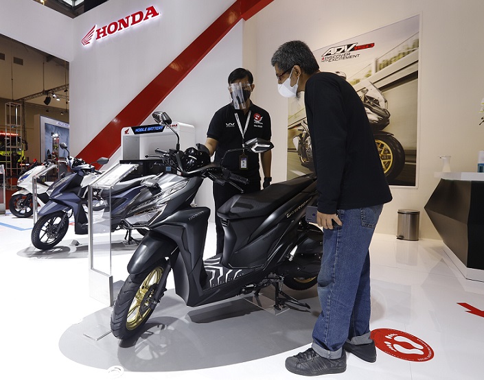 GIIAS 2021, Melihat Lebih Dekat Ragam Sepeda Motor Honda