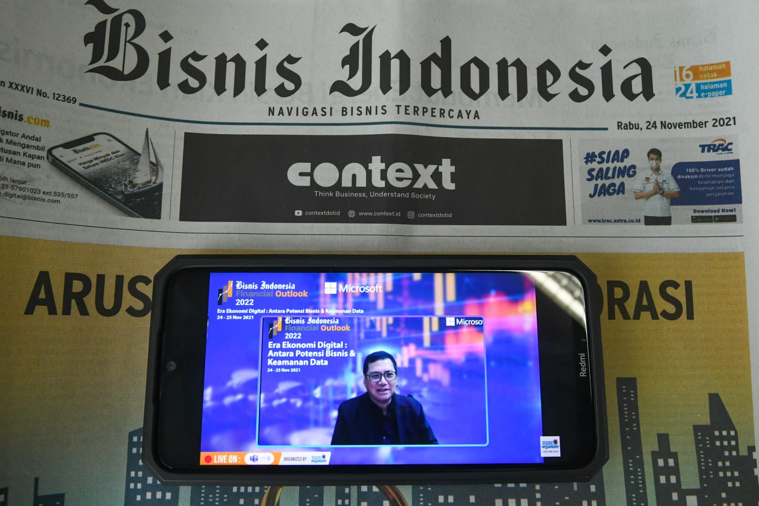 Virtual Bisnis Indonesia Financial Outlook 2022