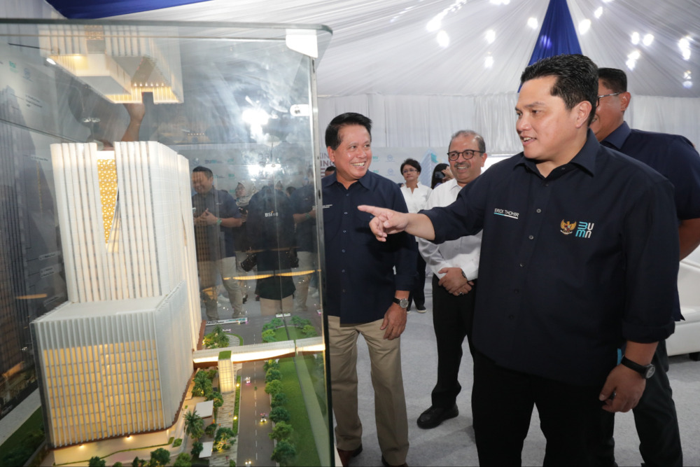 Peletakan Batu Pertama Pembangunan BSI Tower