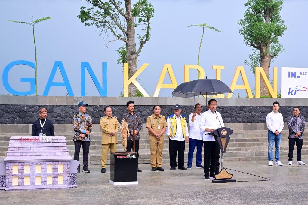 Mengintip Bendungan Raksasa Karian Banten Baru Diresmikan Jokowi